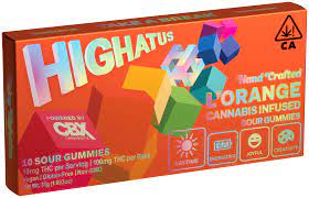 Photograph of product: L'Orange Sour Gummies - 100mg