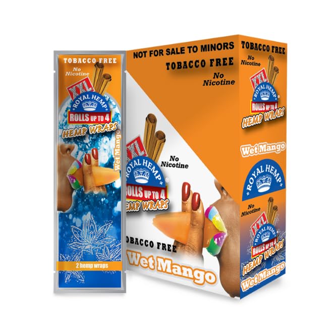 Photograph of product: XXL Royal Blunts | Wet Mango Hemp Wrap 2pk