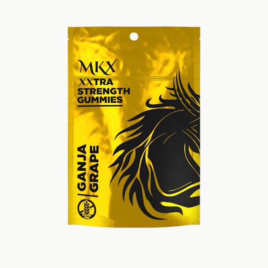 Photograph of product: MKX - Gummies - Ganja Grape - 200mg - 10pk