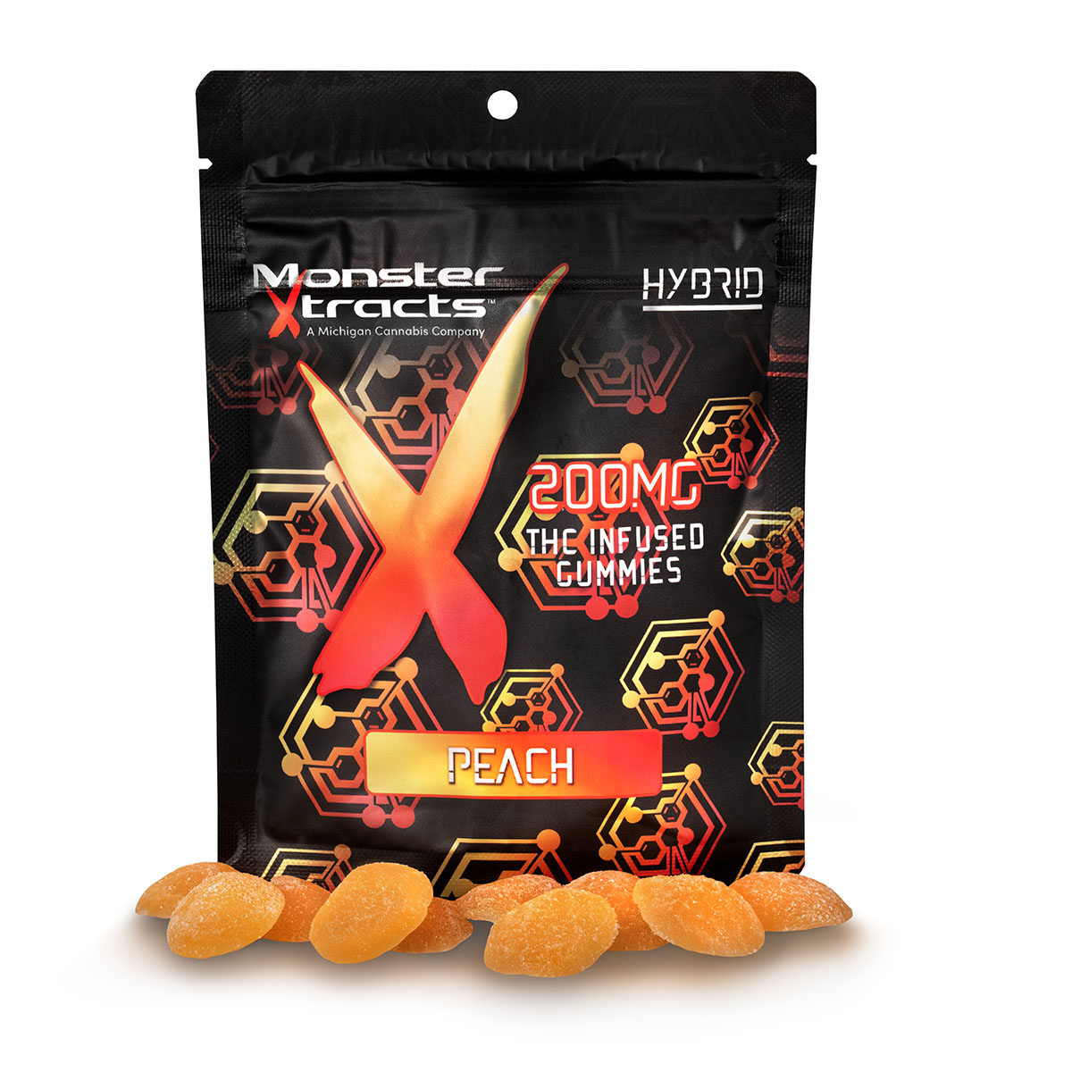 Photograph of product: Peach 200mg Adult Use