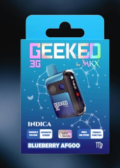 Photograph of product: Geeked Disposable   Blue Afgoo