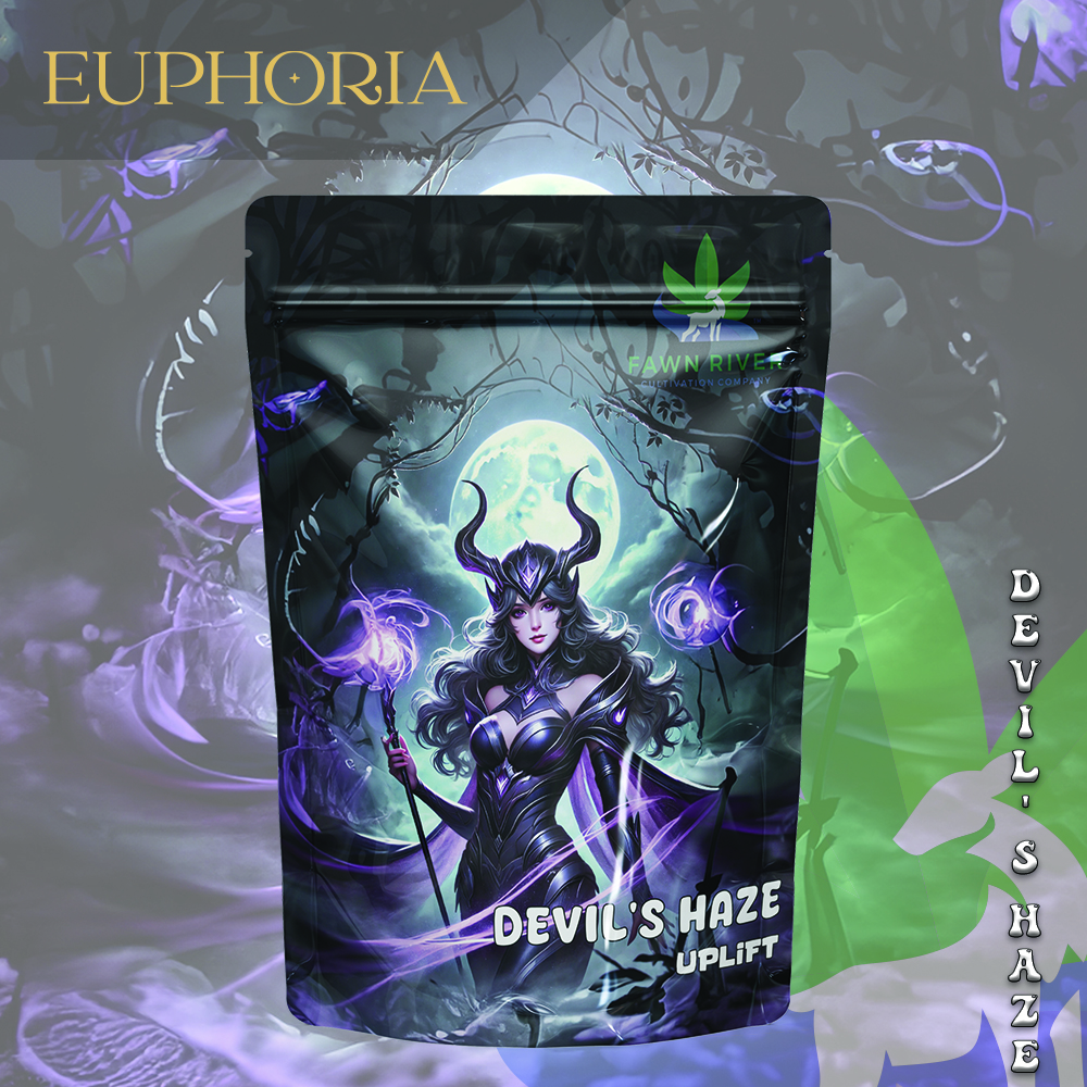 Photograph of product: Devils Haze - Euphoria - Pre-Package Flower (28g)