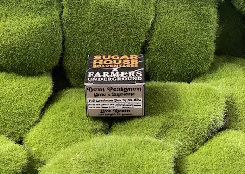 Photograph of product: Live Rosin Badder | Dom Perignon | Farmer's Underground