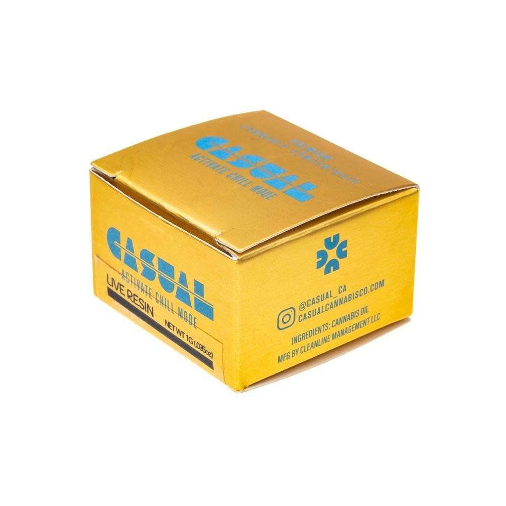 Photograph of product: Casual | Lemon Kush Live Resin (1g)