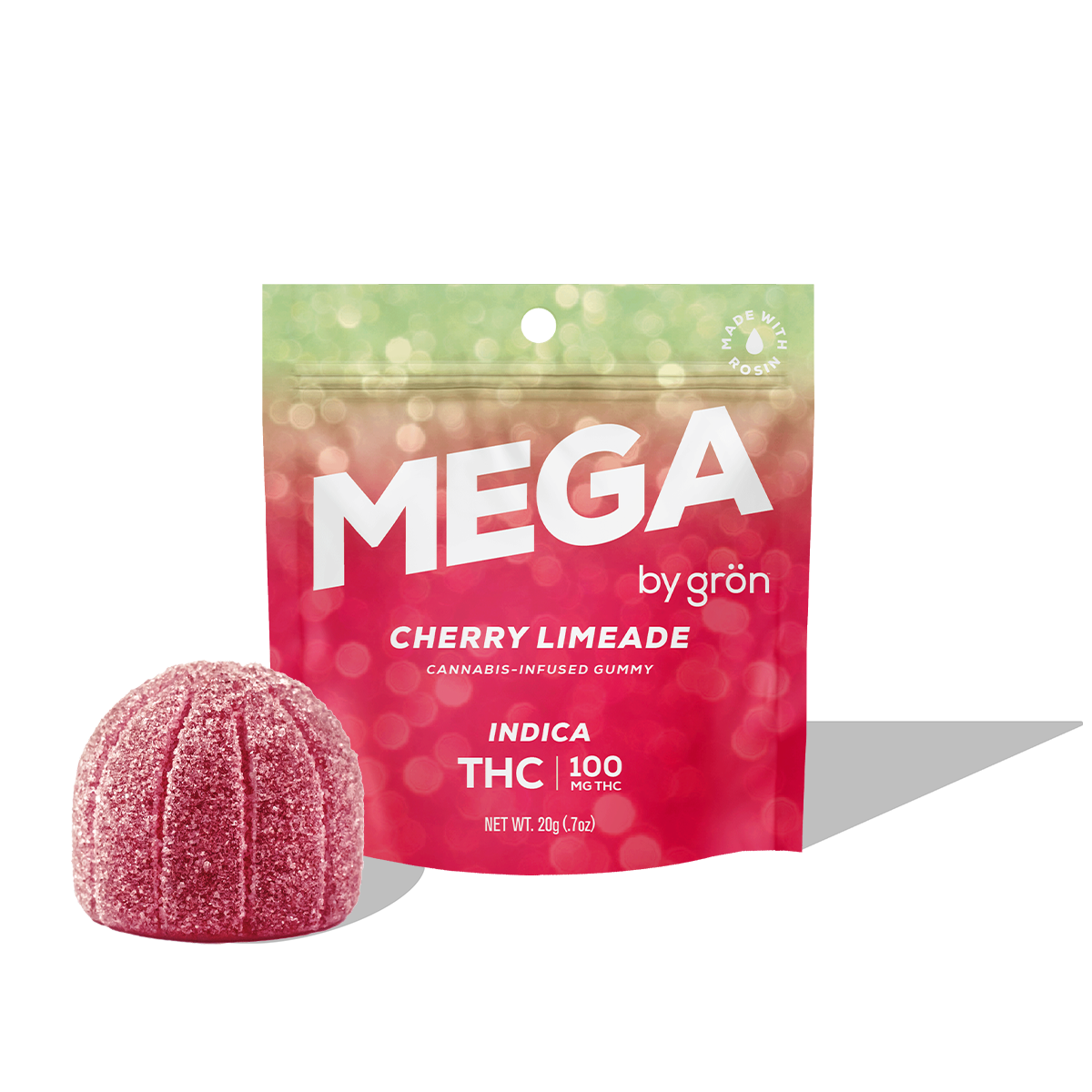 Photograph of product: MEGA - Cherry Limeade - TH-oui - Oui'd 100MG
