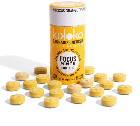 Photograph of product: Kikoko Focus 3:1 CBD 3mg/ TH-oui 1mg EACH 15ct