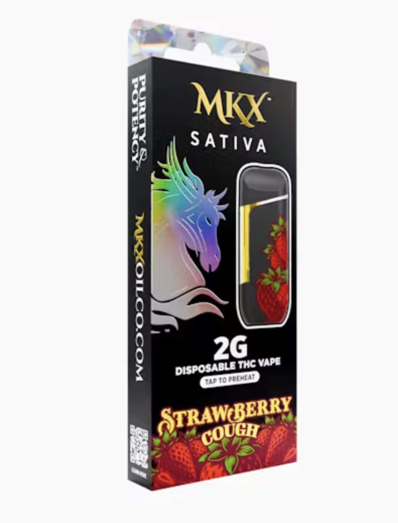 Photograph of Product: AU MKX: Strawberry Cough Disposable