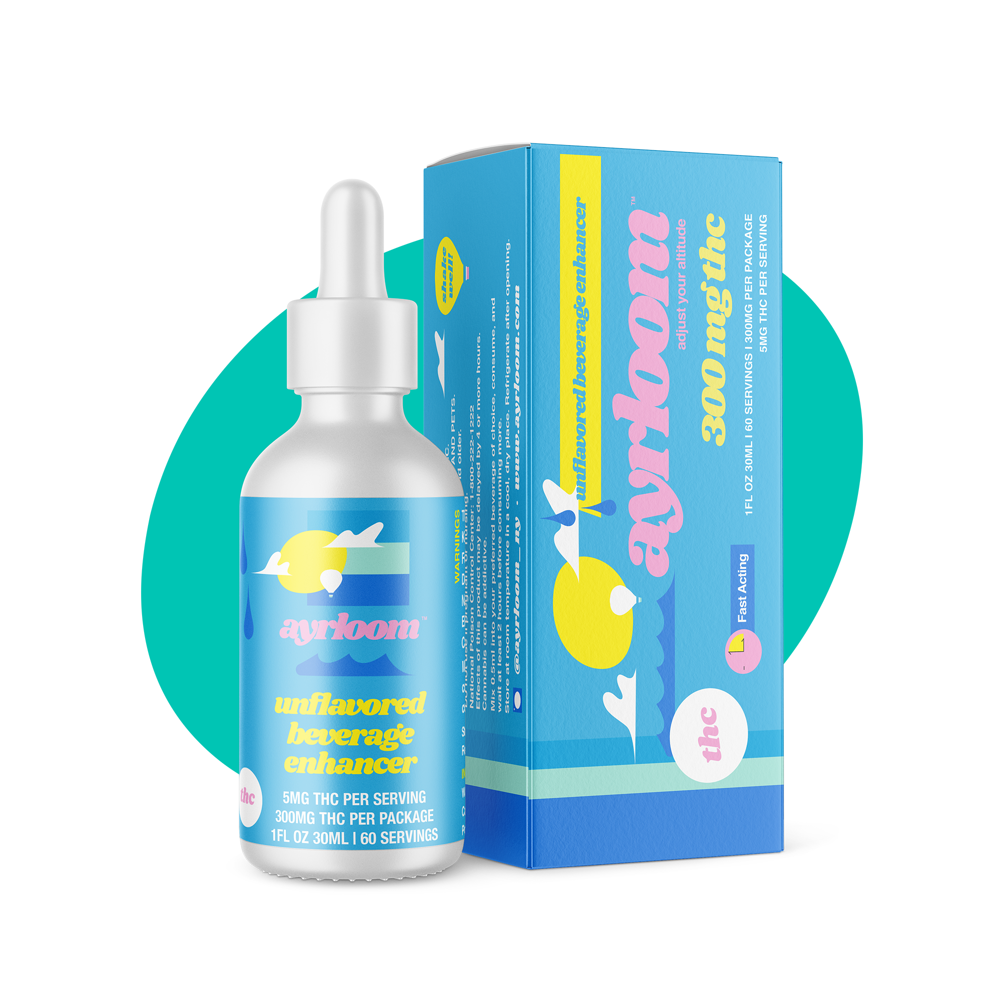 Photograph of product: Ayrloom | Unflavored Beverage Enhancer | 300mg  TH-oui Tincture