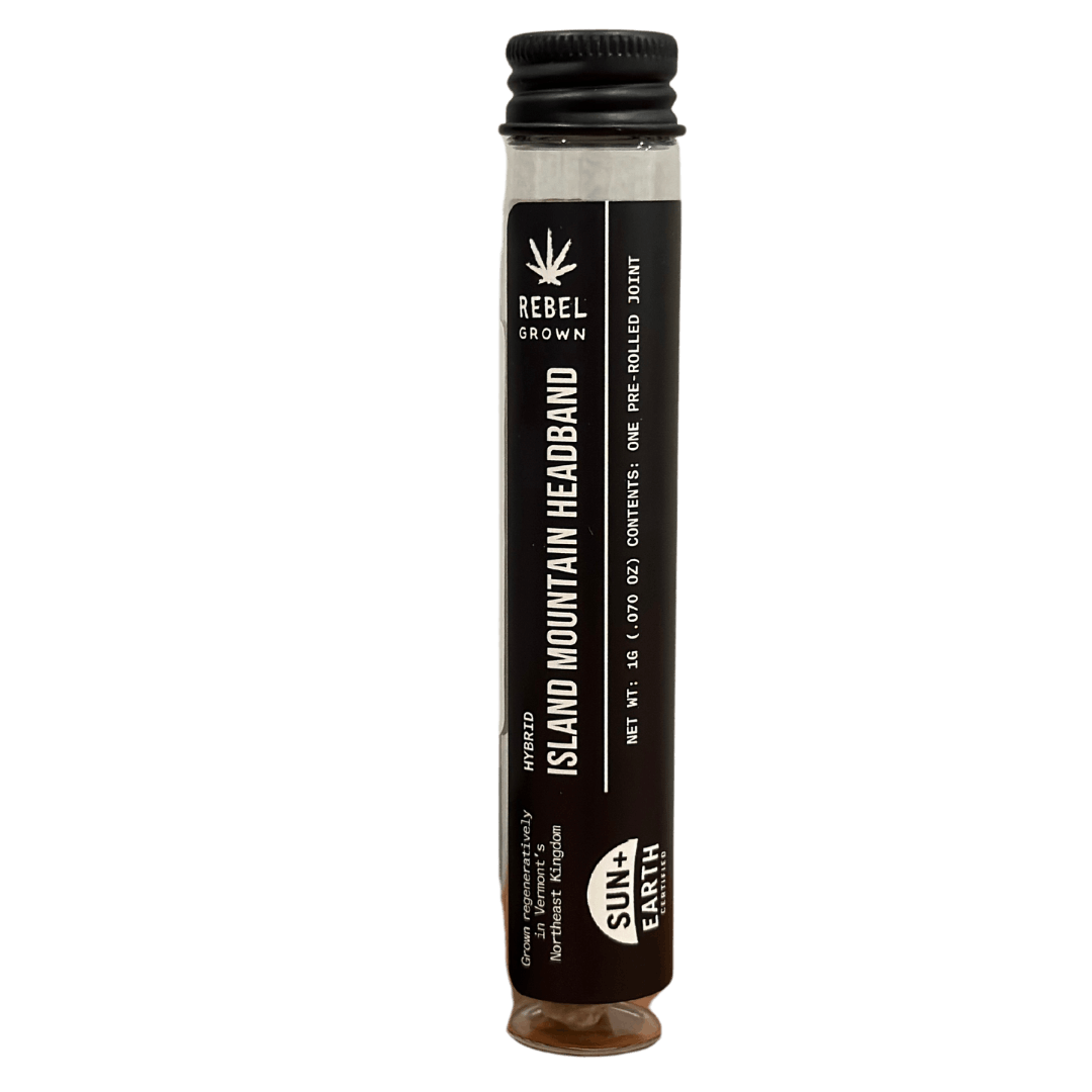 Photograph of product: Island Mountain Headband | 1g Preroll - 