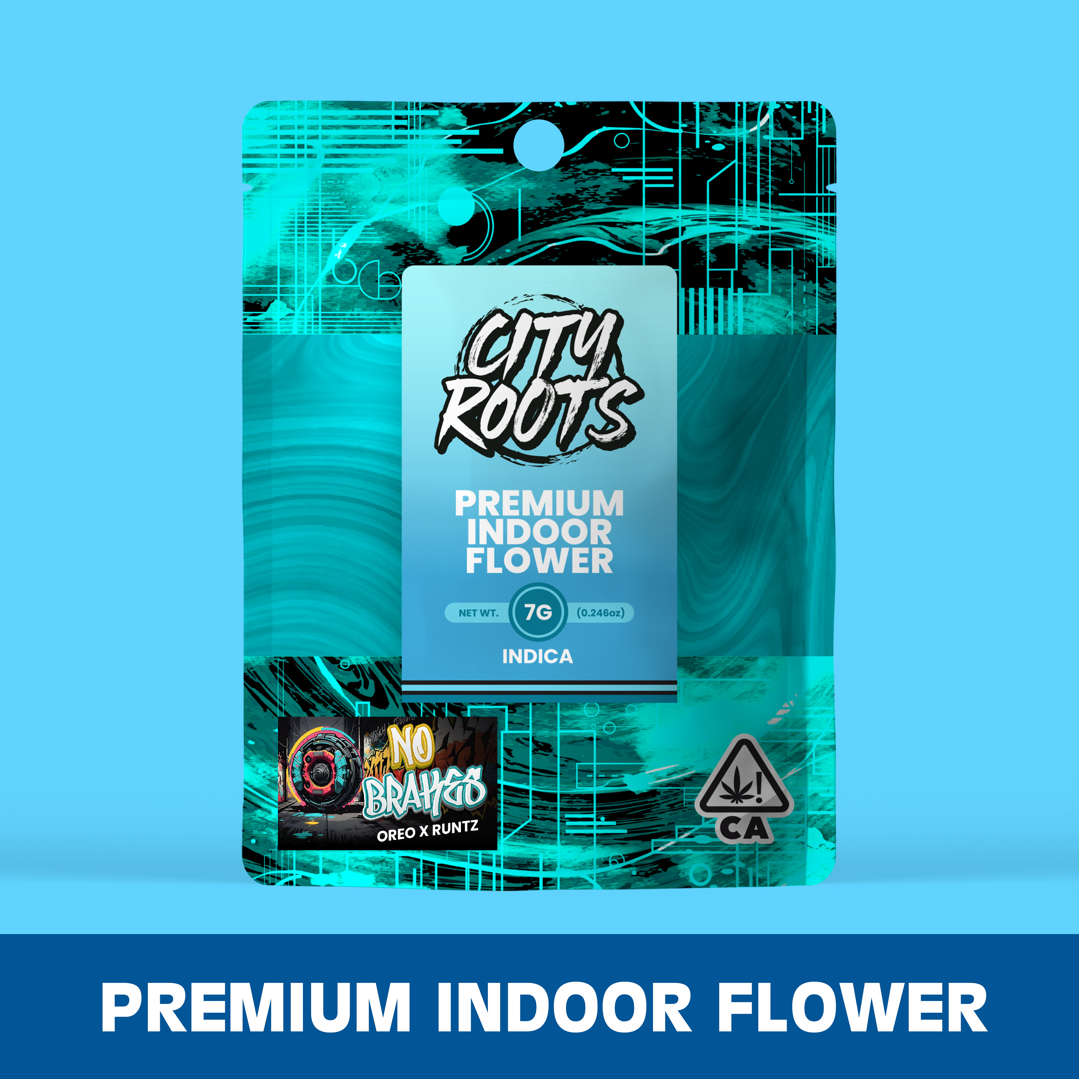 Photograph of product: City Roots - No Brakes (Oui'd) Premium Flower - 7g