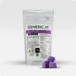 Photograph of product: Generic AF Grape Gummies 100mg