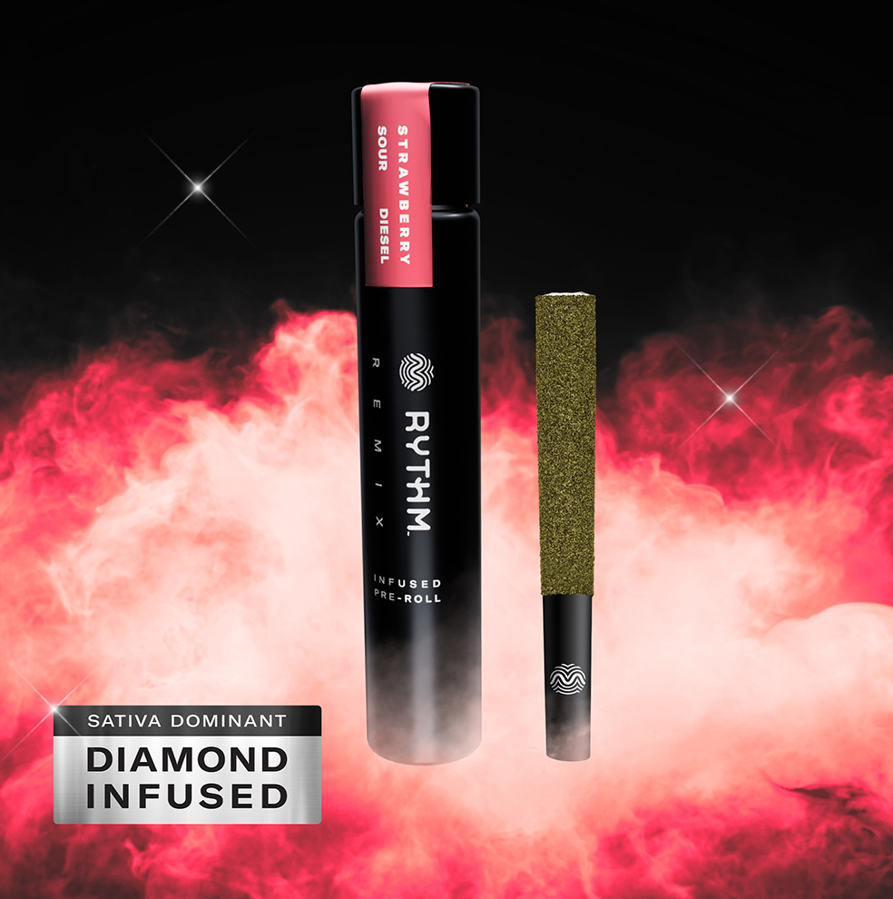 Photograph of product: Pre-Roll Infused Strawberry Sour Diesel | 1g