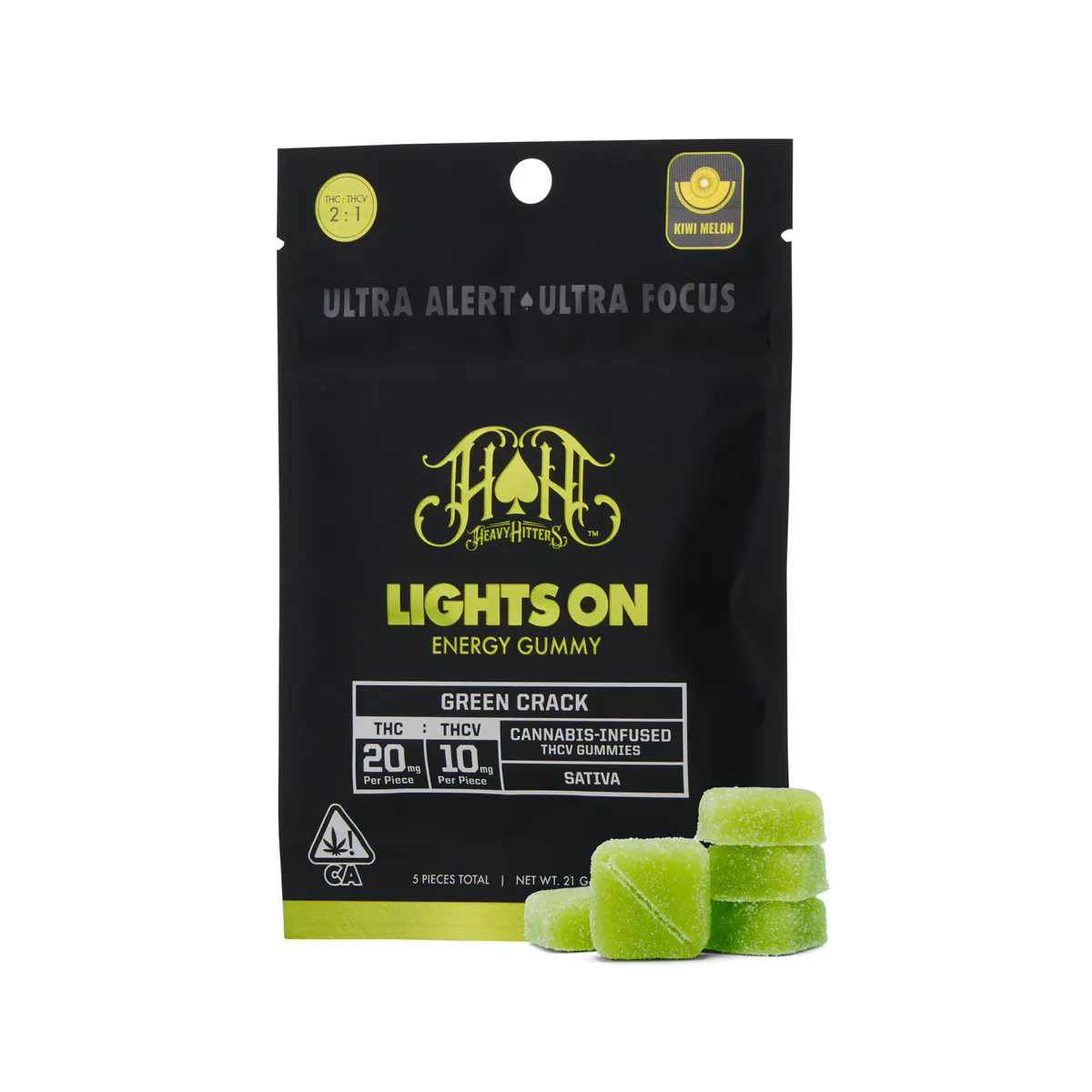 Photograph of product: HEAVY HITTERS - 5PK - LIGHTS ON - MAUI WOWIE