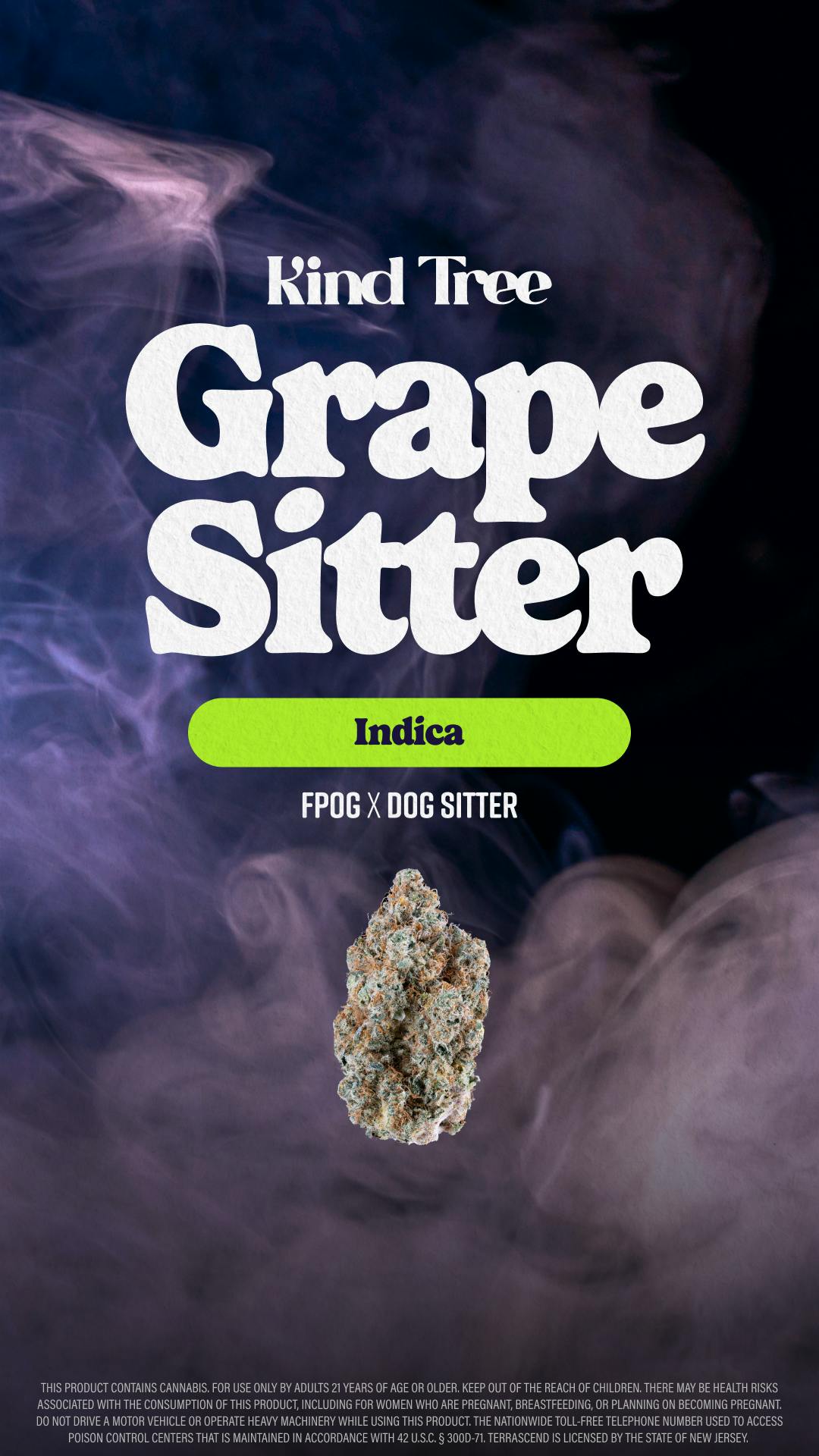 Photograph of product: Grape Sitter I 3.5g I Kind Tree