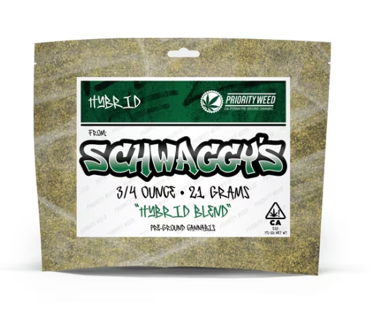 Photograph of product: Hybrid Blend [H] Pre-Ground Flower | Schwaggy's - 21g