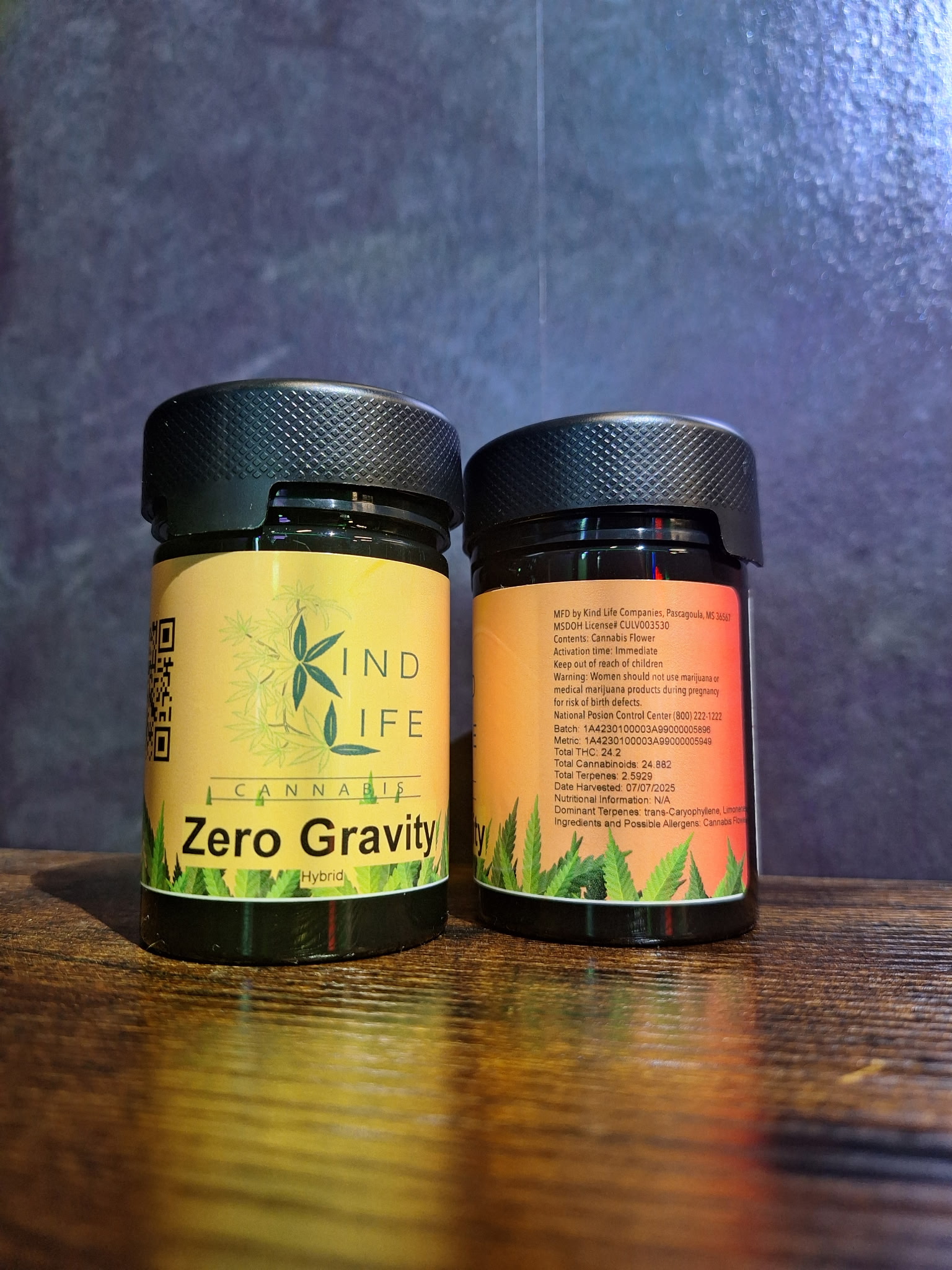 Photograph of product: Zero Gravity Kind Life - 3.5g