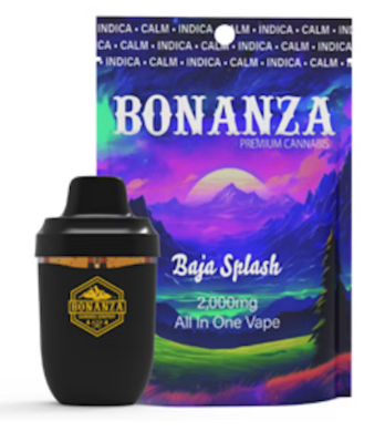 Photograph of product: Bonanza | Baja Splash | Disposable Vape | 2g