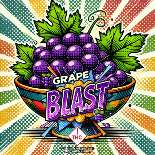 Photograph of product: Grape Blast (H) - 1.6g Infused Pre-Roll - Captain Blast