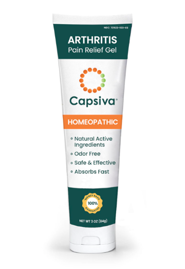 Photograph of Product: CAPSIVA | ARTHRITIS PAIN RELIEVING GEL | 3.0 OZ - TUBE