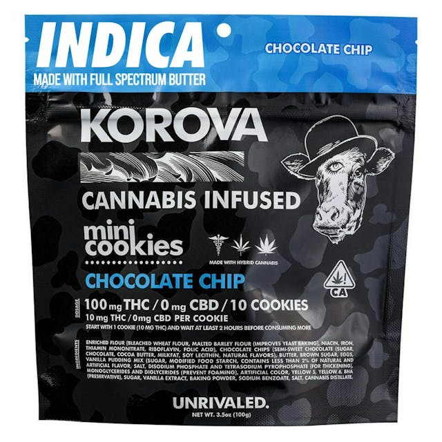 Photograph of product: Chocolate Chip Mini Cookies | Oui'd | 100MG