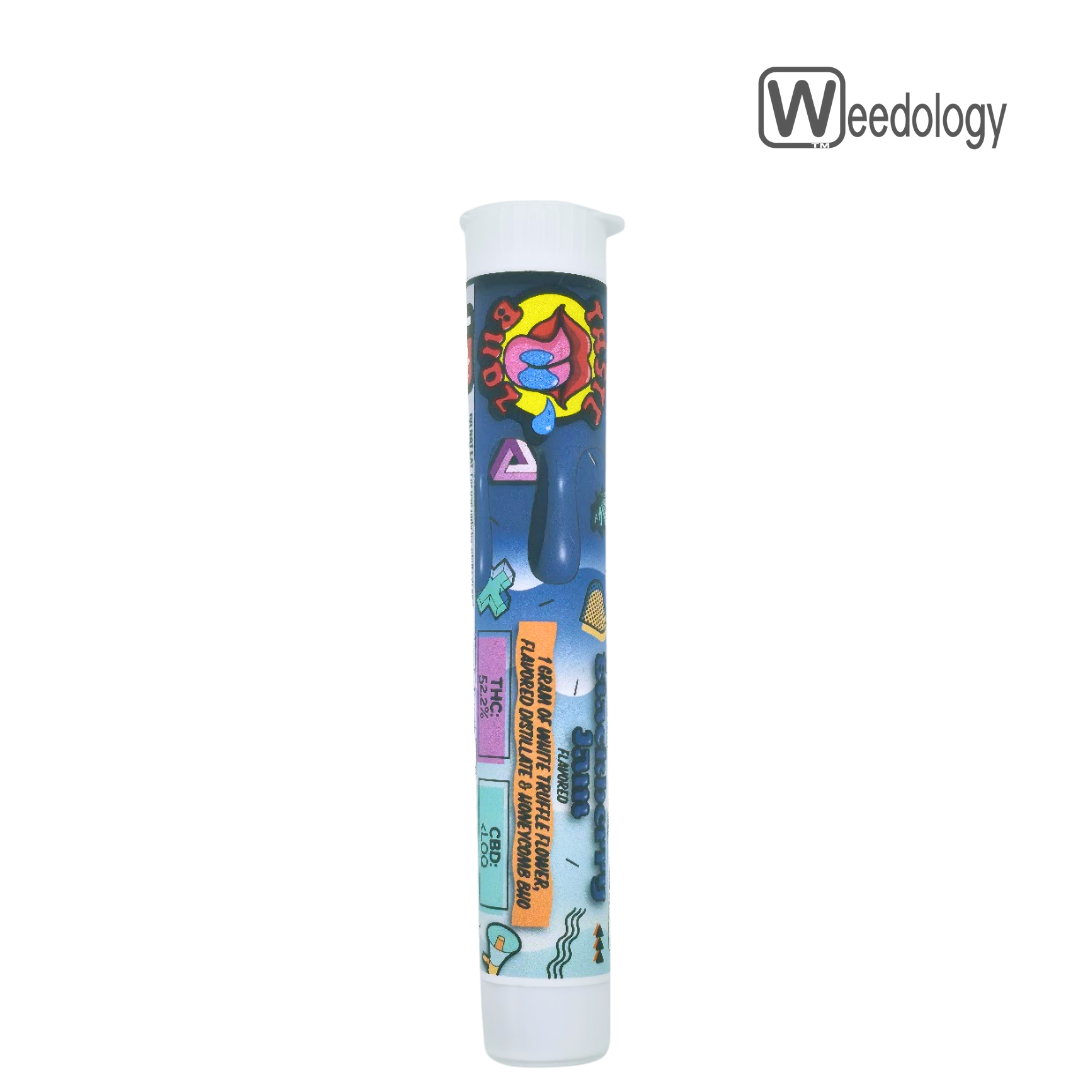Photograph of product: After Glow 1g BLACKBERRY JAM Infused Pre-Roll
