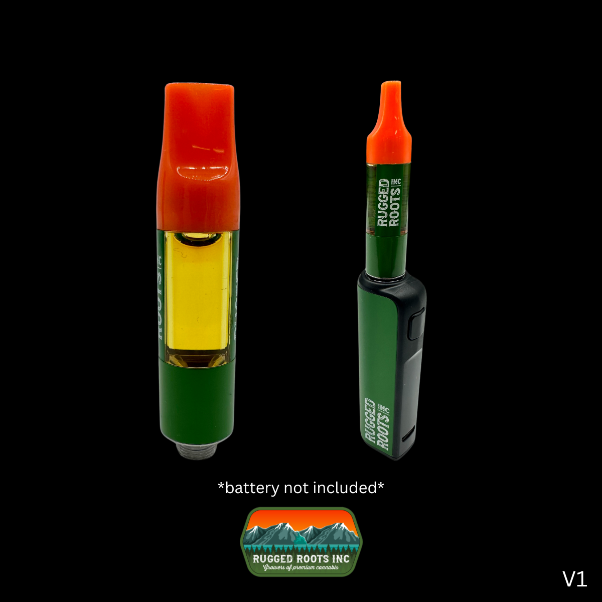 Photograph of product: Rugged Roots | Cured Resin Runtz Cartridge 1g