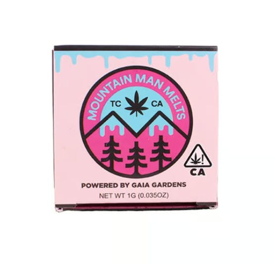 Photograph of product: MOUNTAIN MAN MELTS JEALOUSY SPLIT 1G LIVE ROSIN