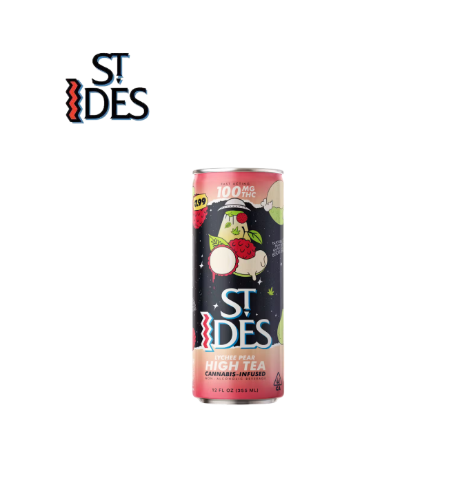 Photograph of product: PEAR LYCHEE 100MG 12FL OZ HIGH TEA