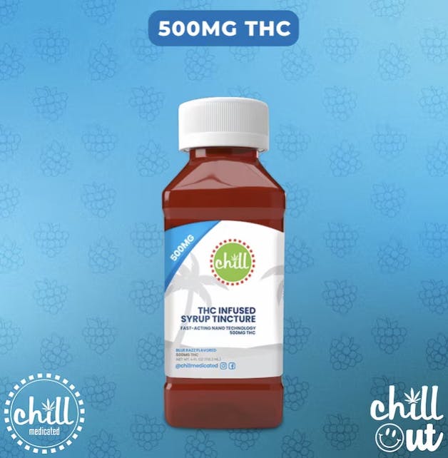 Photograph of product: Chill - Blue Razz - 500mg Tincture