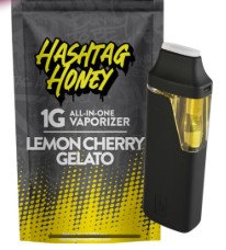 Photograph of product: au chocolattag Honey | Lemon Cherry Gelato | Disposable Vape | 1g