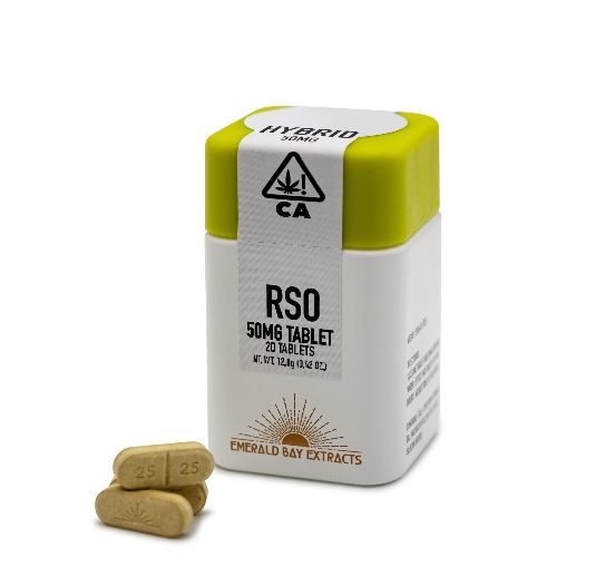 Photograph of product: Emerald Bay - 50mg Tablets - Hybrid - Cereal Milk - 1000mg Package - 