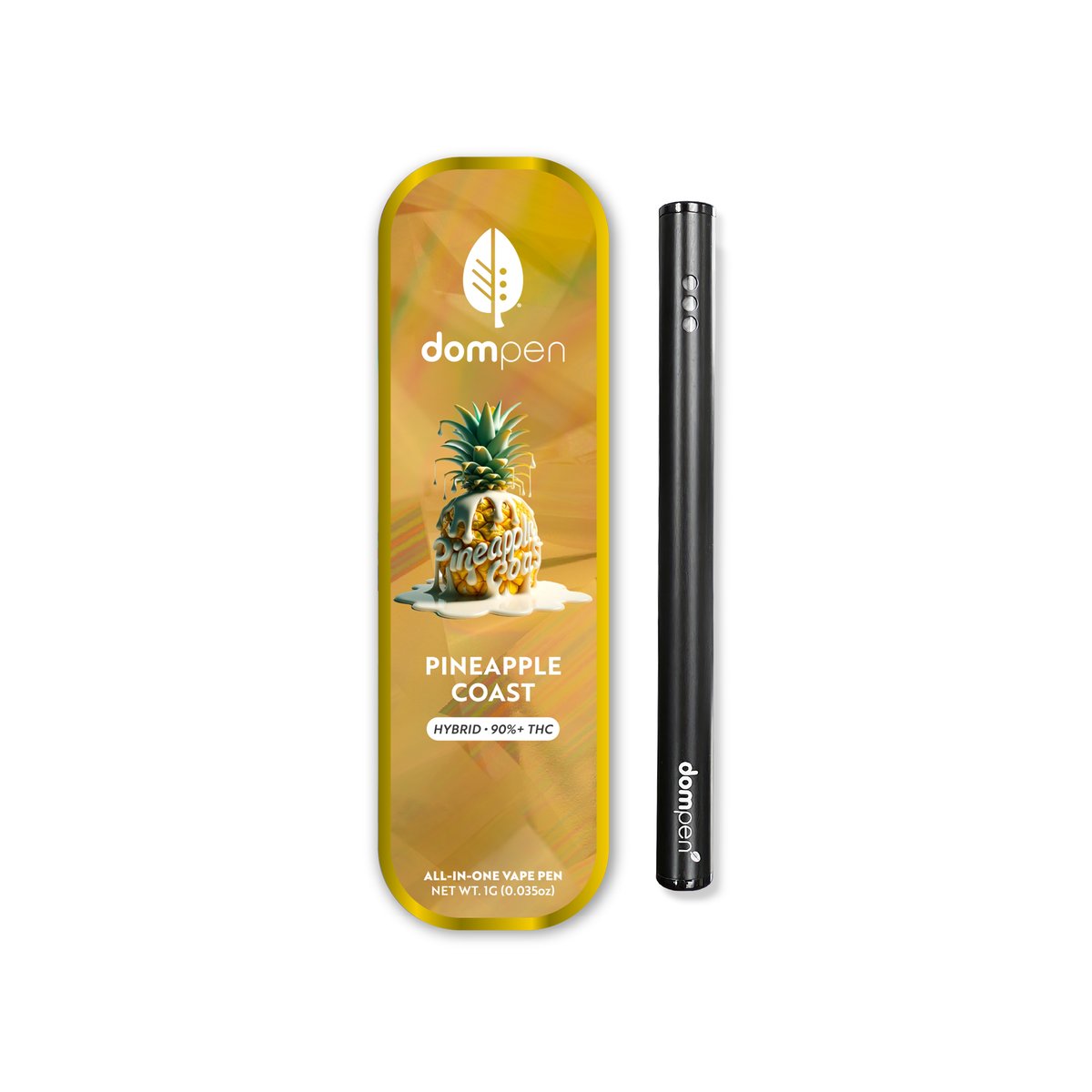 Photograph of product: Pineapple Coast: Disposable TH-oui Vape  Dompen