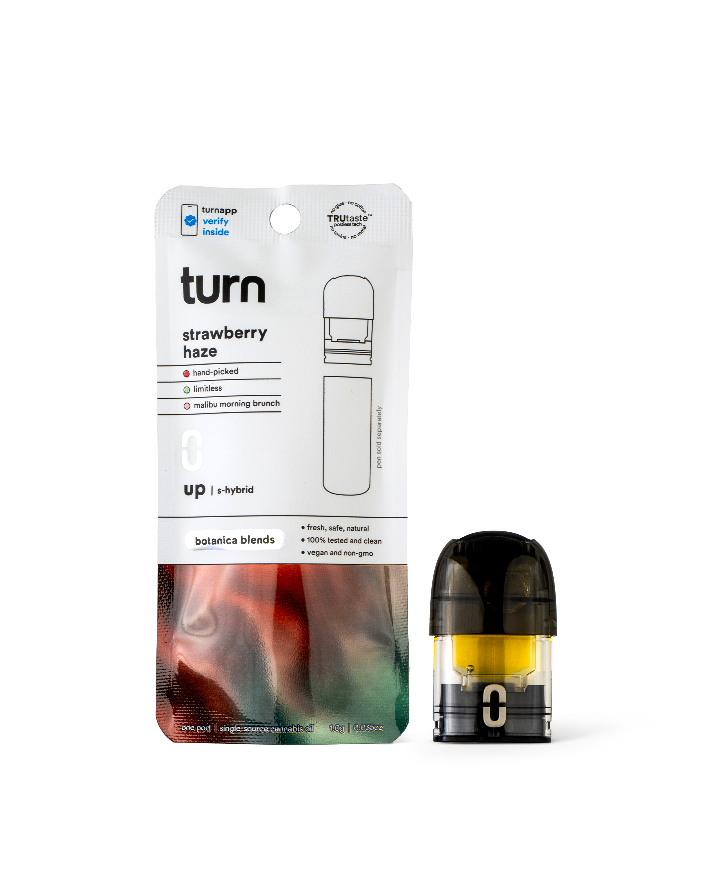 Photograph of product: Botanica STRAWBERRY HAZE Up | 1 g Pod
