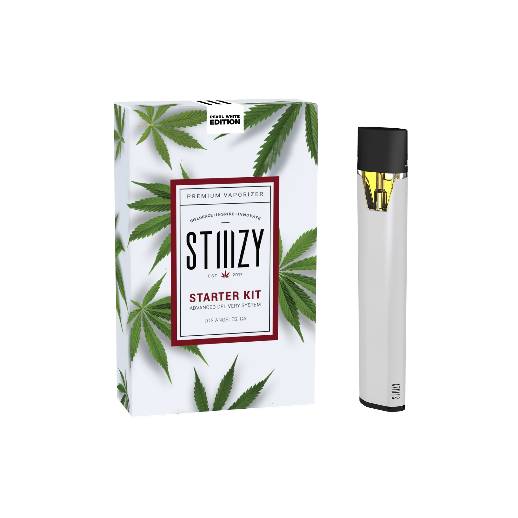 Photograph of product: Stiiizy | Battery | Starter Kit | Pearl White