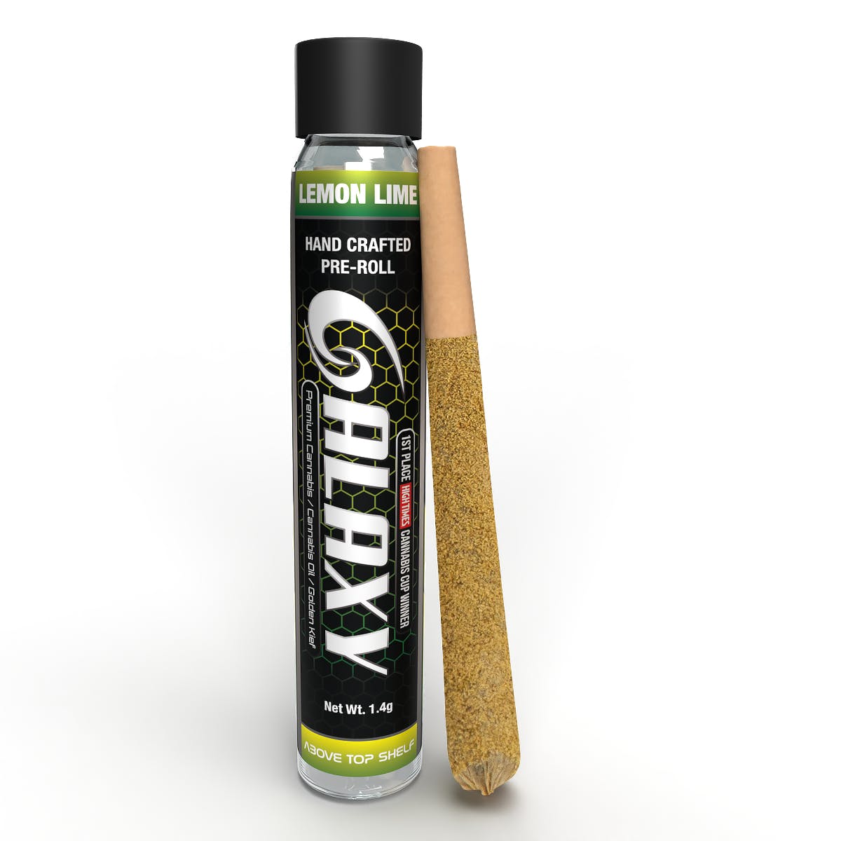 Photograph of product: GALAXY MOONROCK 1G LEMON LIME PREROLL