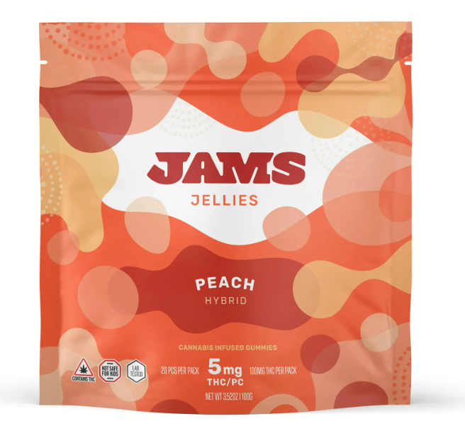 Photograph of Product: Peach Gummies | 100mg