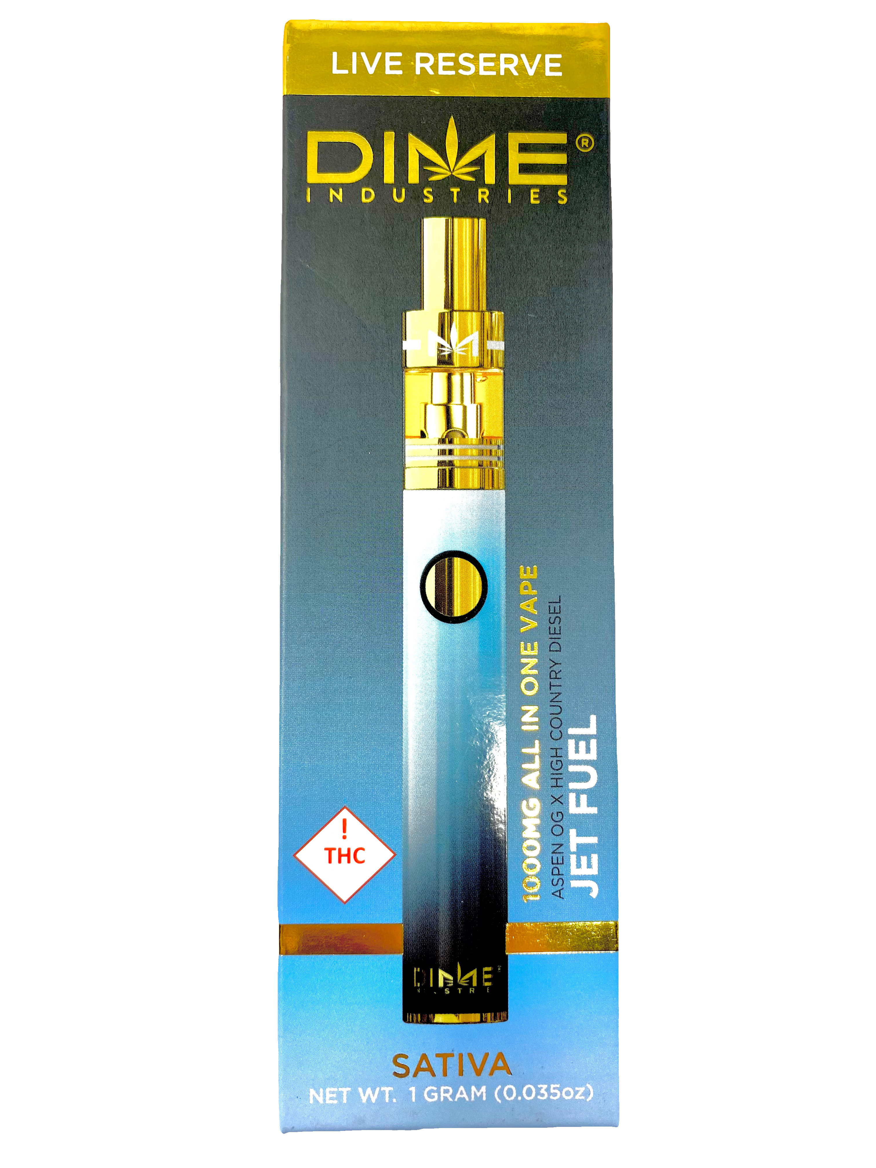Photograph of product: Jet Fuel - Live Resin - Disposable