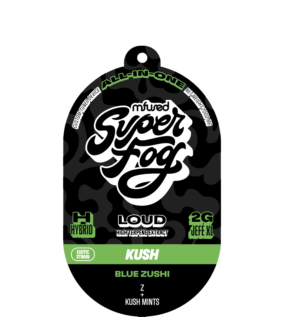 Photograph of product: MFUSED Loud Liquid Diamonds AIO | Blue Zushi