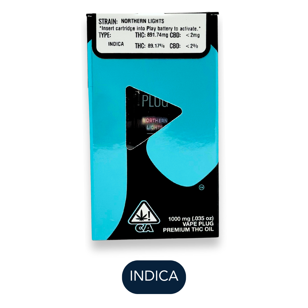 Photograph of product: Plug Play - DNA - Northern Lights I - Vape Pod - 1.0g