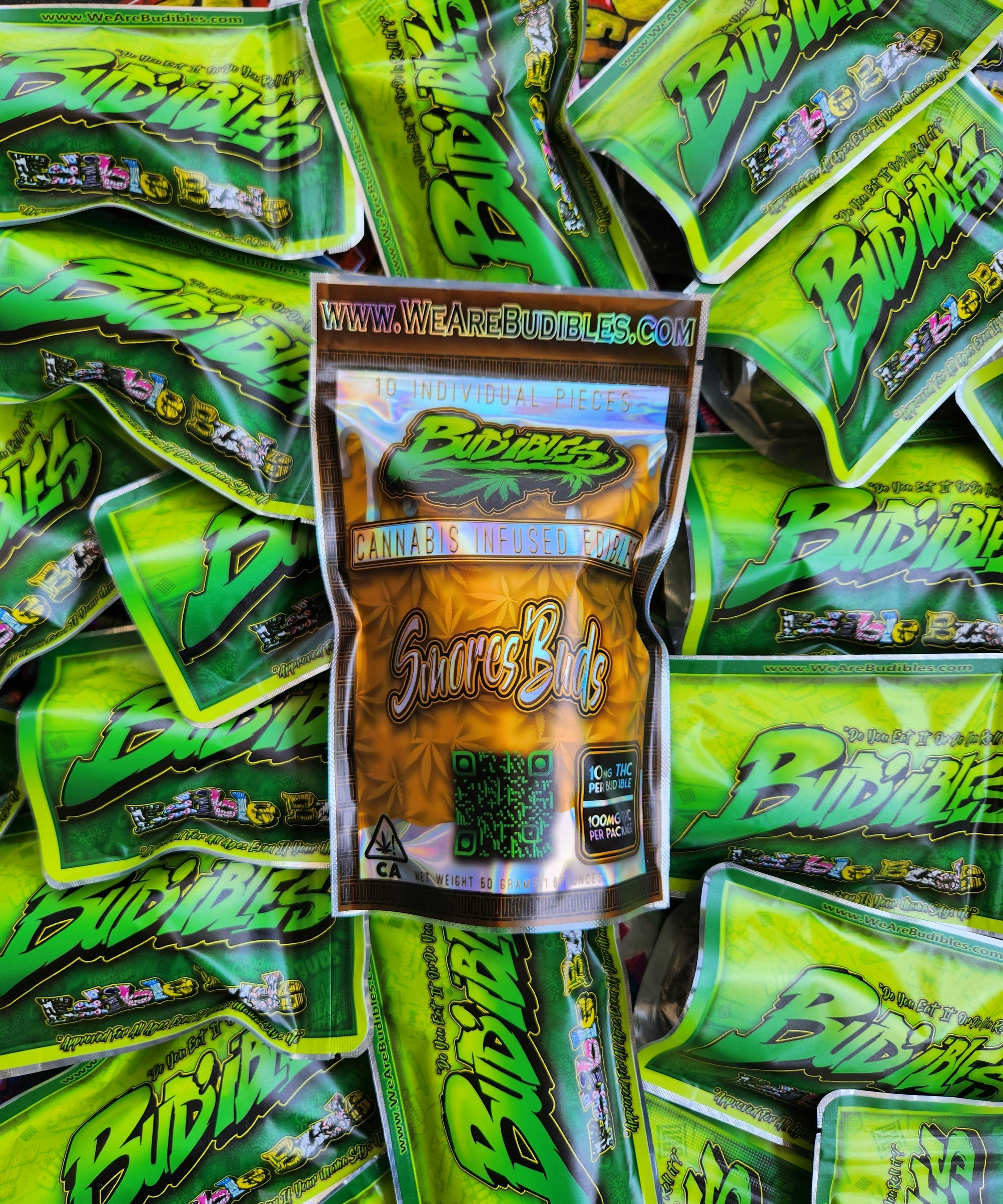 Photograph of product: Budible - Smores Buds- 100mg