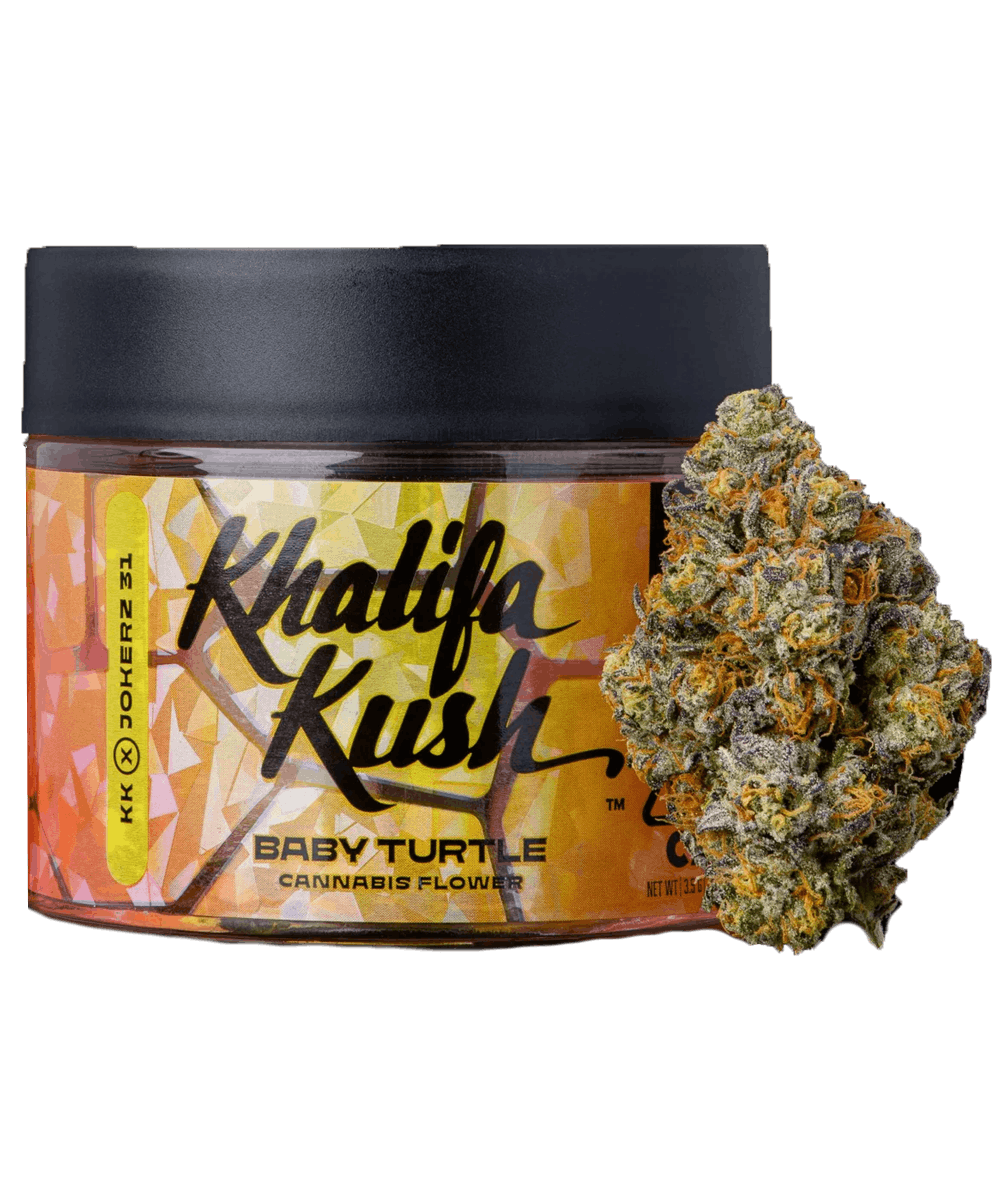 Photograph of product: Khalifa Kush | Baby Turtle Flower | 3.5g