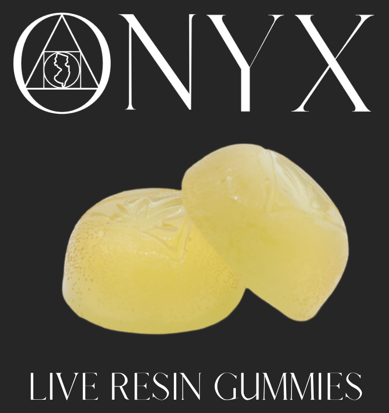 Photograph of product: Onyx Gummies 10pk/100mg Live Resin- Tropical Gush