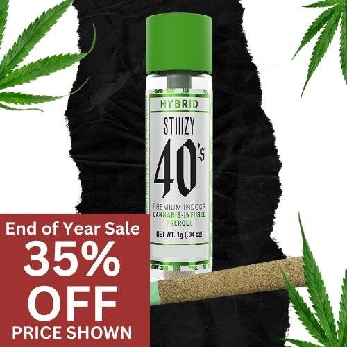 Photograph of product: Strawnana 40's (H) 1g Pre-Roll - Retail