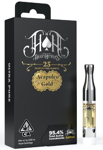Photograph of product: Heavy Hitters Acapulco Gold Cartridge