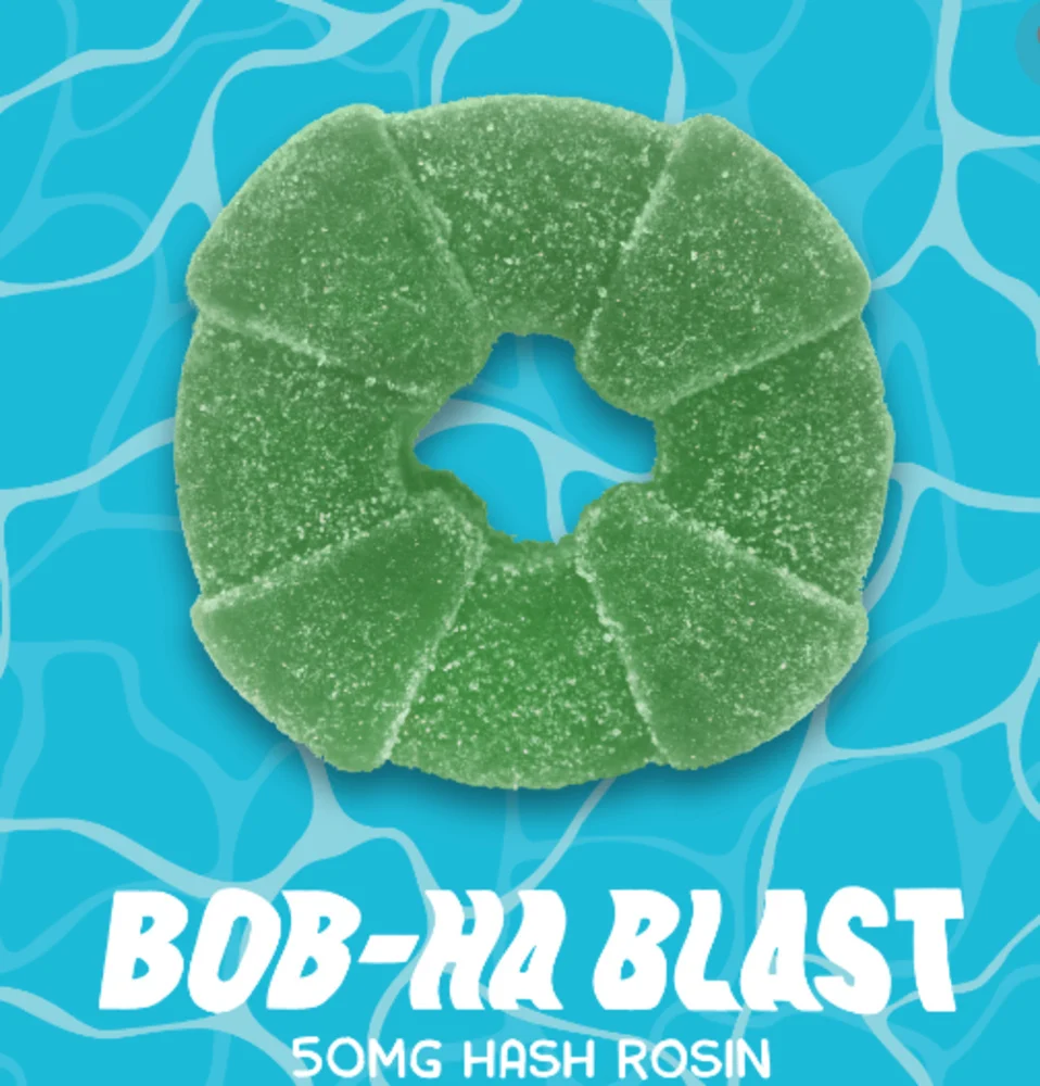 Photograph of product: BUOYANT BOB - BOB-HA BLAST LIVE ROSIN SINGLE 50MG HYBRID