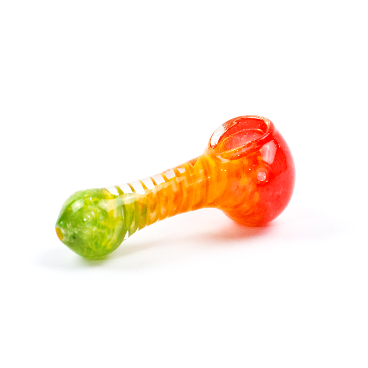Photograph of product: 3.5" Rasta Swirl Hand Pipe
