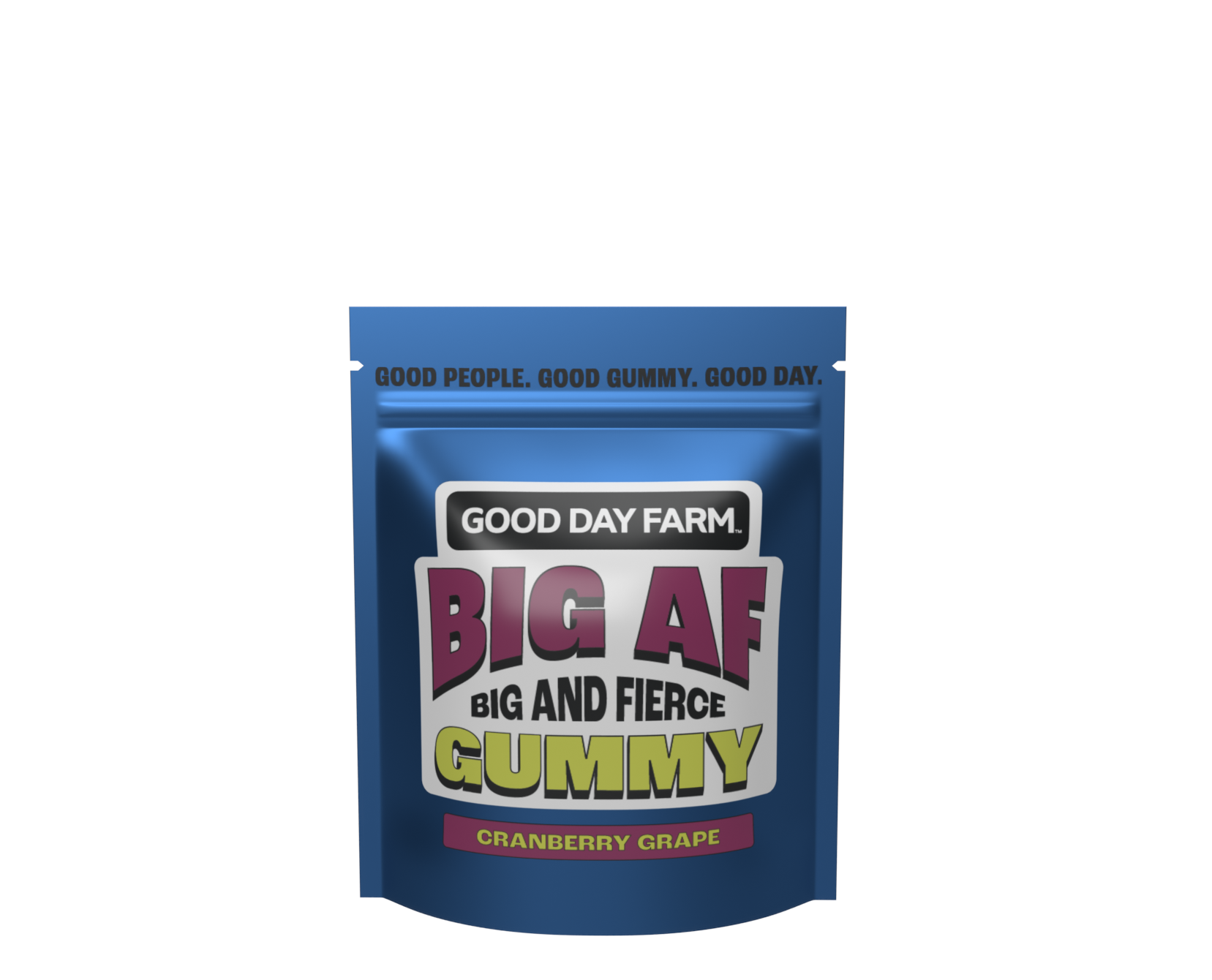 Photograph of product: BIG AF Multi-Dose Cranberry Grape Single Gummy - GDF