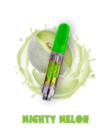 Photograph of product: Simply Herb Mighty Melon (H) Distillate Vape Cartridge 1g