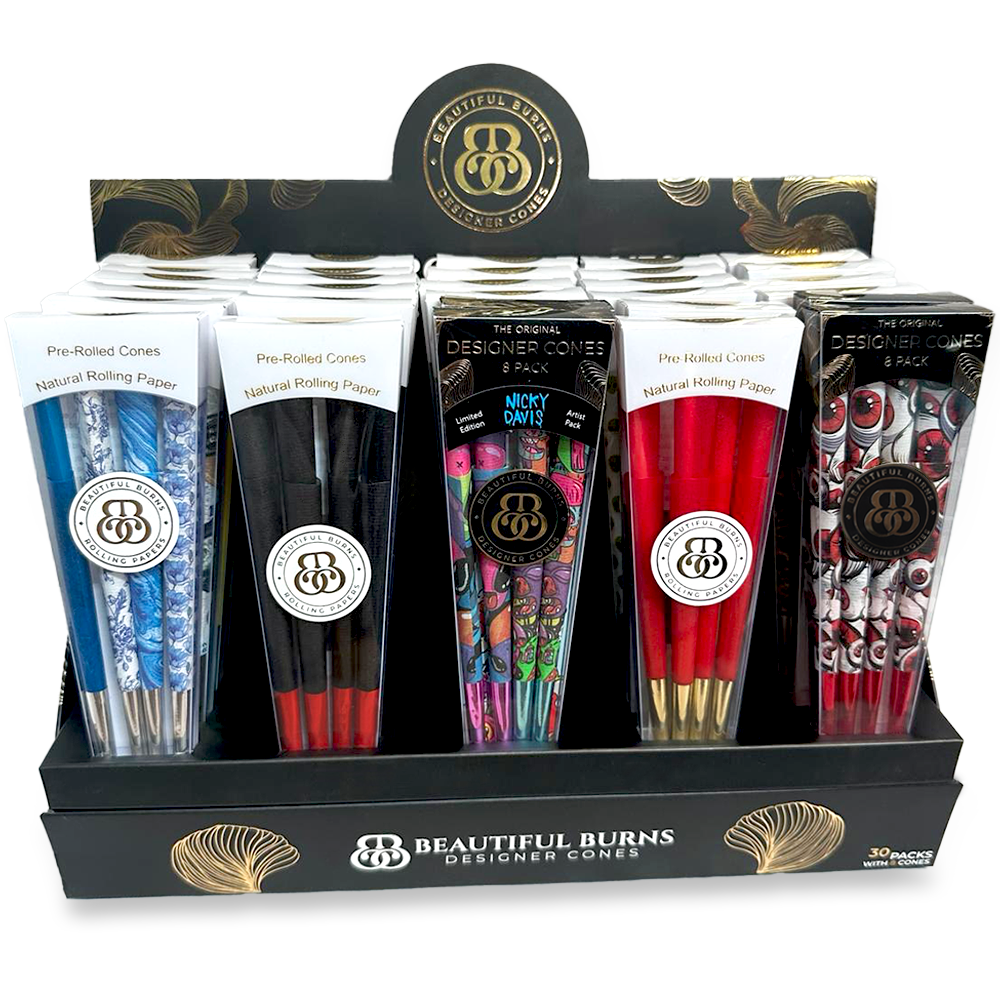 Photograph of product: Beautiful Burns - Designer Cones - 8pk