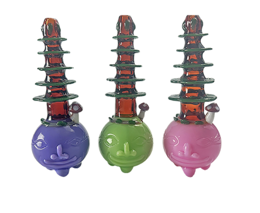 Photograph of product: 4" SirEEL Literal Pot-Head Mushroom Spoon | Assorted Colors